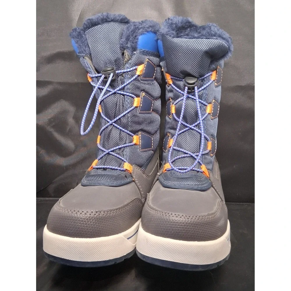 Wonder Nation Kids Navy Waterproof 3M Thinsulate Winter Boots Size 3 BYWN43CK003